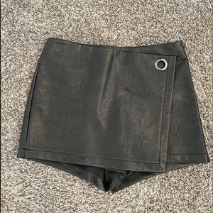 Forever 21 Leather Skort